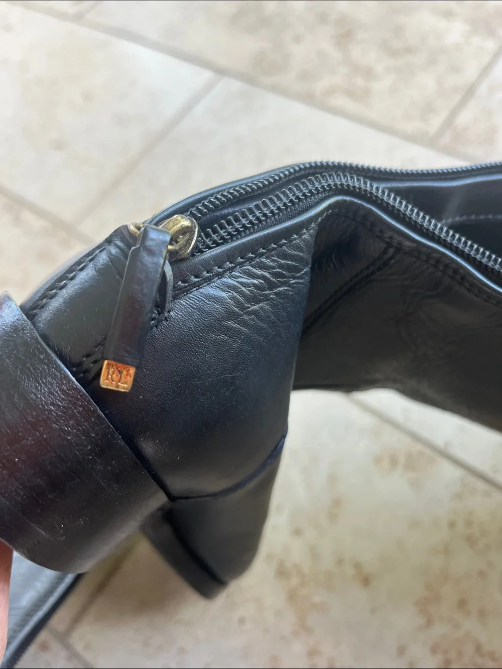 Ralph Lauren Collection Equestrian Over-the-Knee Riding Boots. Size 8B. Like new